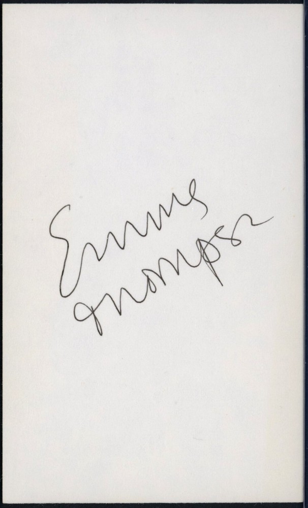 Emma Thompson Autograph