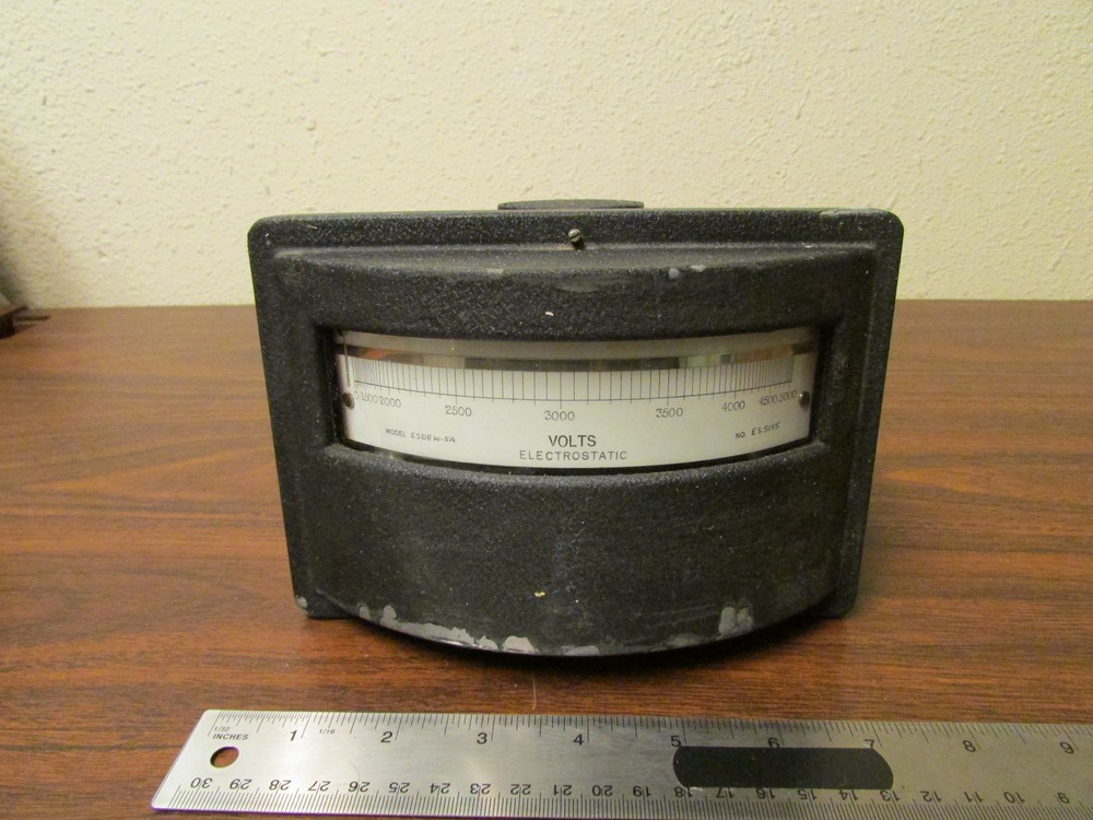 Sensitive Research Electrostatic Voltmeter ESDEW-5 5kV Panel Mount