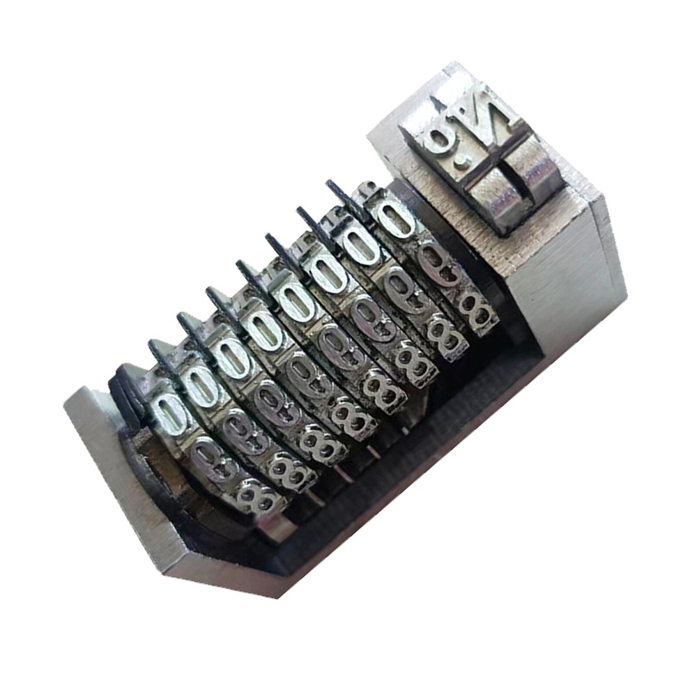 8 Digits Numbering Machine Forward for Letterpress Number Coding 4X8
