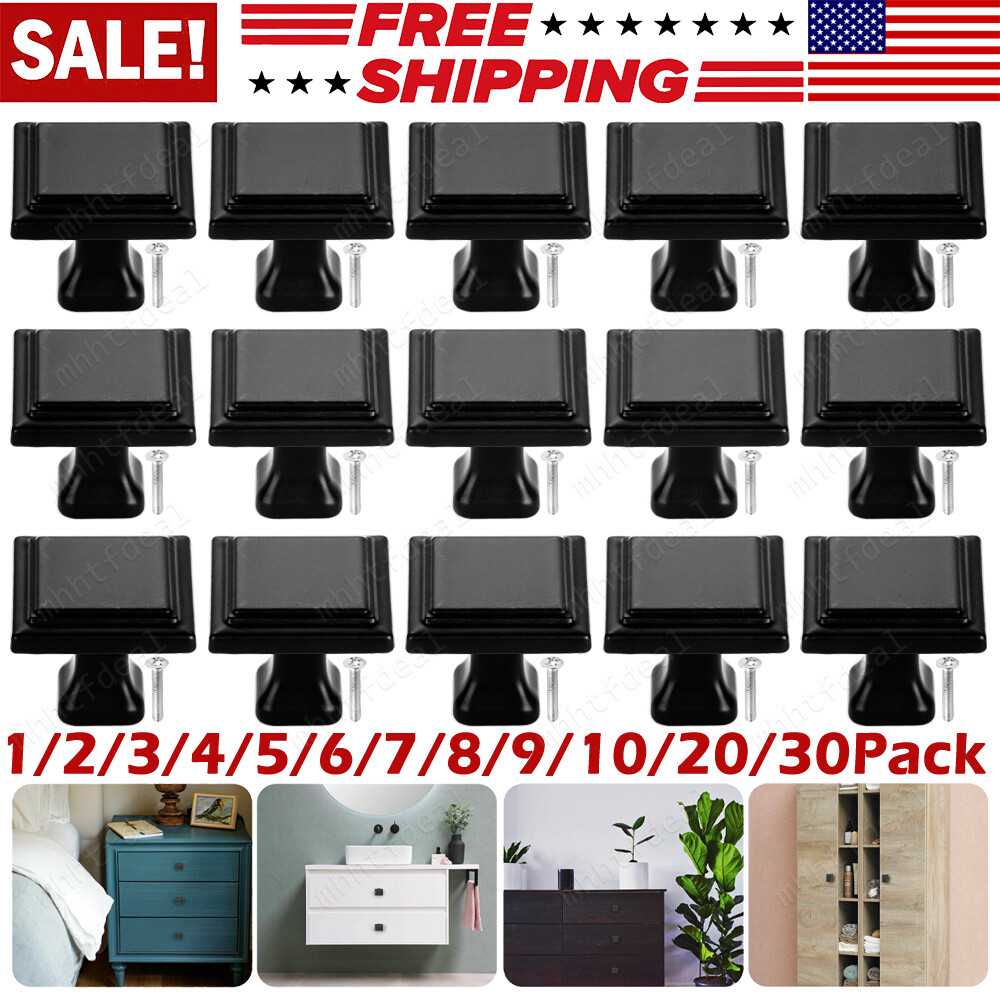 1~30PC Cabinet Pull Knobs Kitchen Drawer Handles Door Cupboard Bathroom Hardware