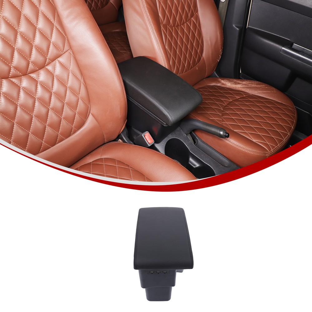 Center Console Armrest Storage Compartment USB Box For Kia Soul 2009-2013