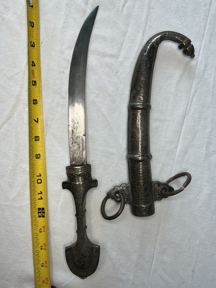 Moroccan Dagger with Ornate Scabbard