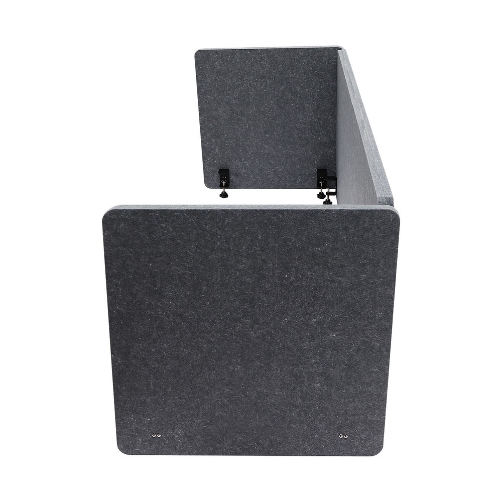 Desk Privacy Divider Clamp-on Table Mounted Office Partition for School Studio