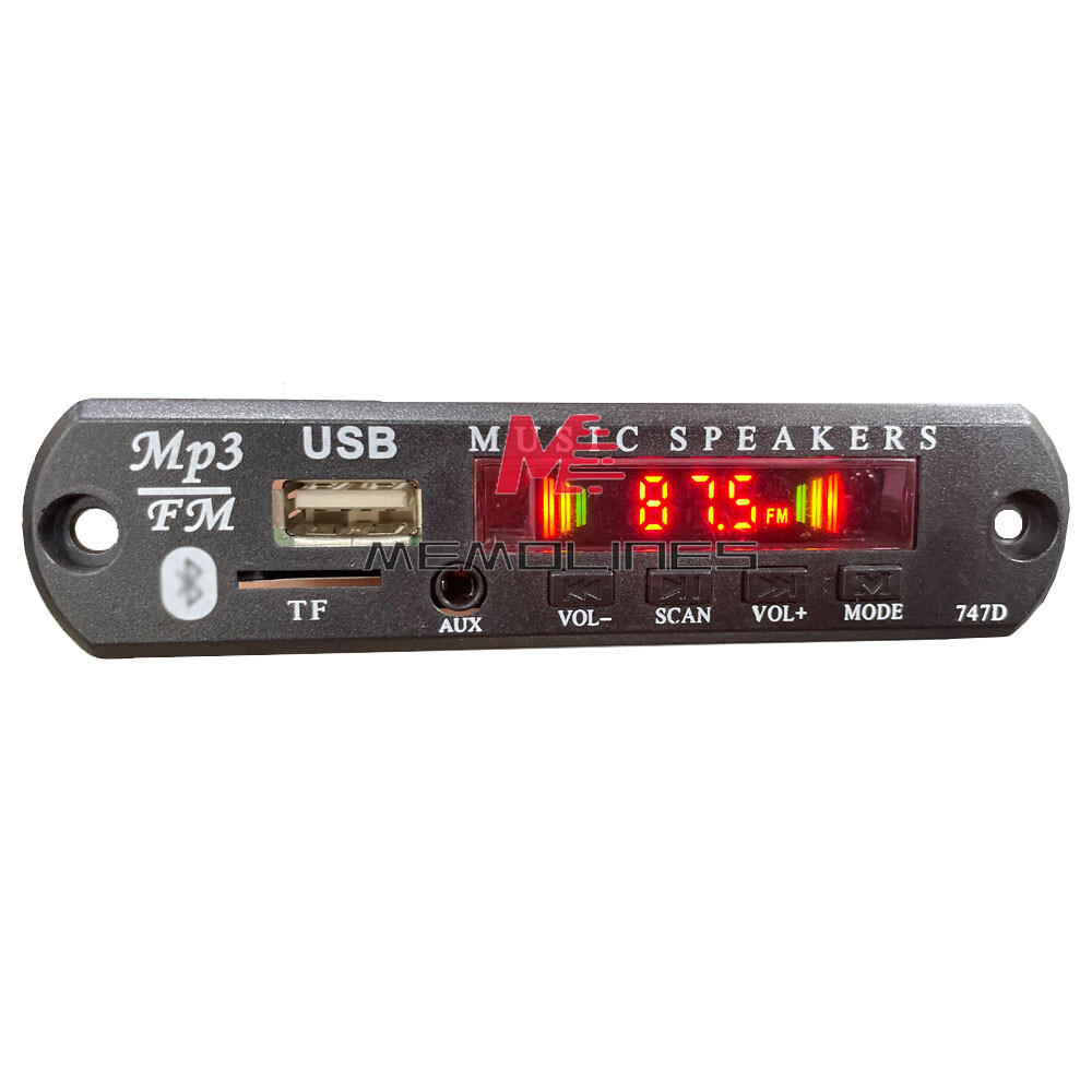 9V 12V MP3 WMA Decoder Board Audio Module Bluetooth 5.0 Music Remote Control Car