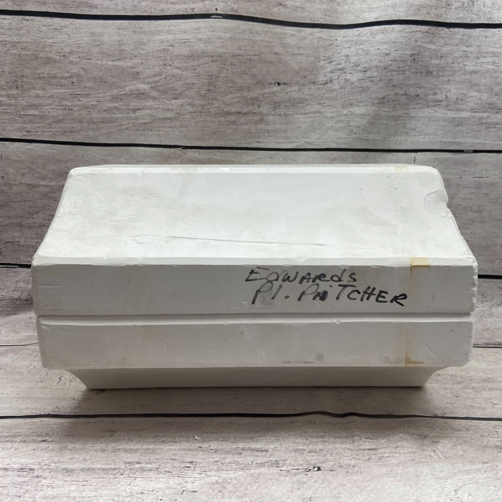 Vintage Unbranded Ceramic Casting Mold Edward's Pl. Pitcher