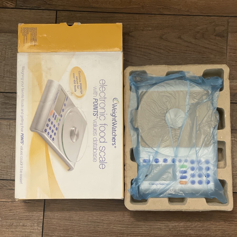 Weight Watchers Electronic Food Scale with Points Plus Values Database New