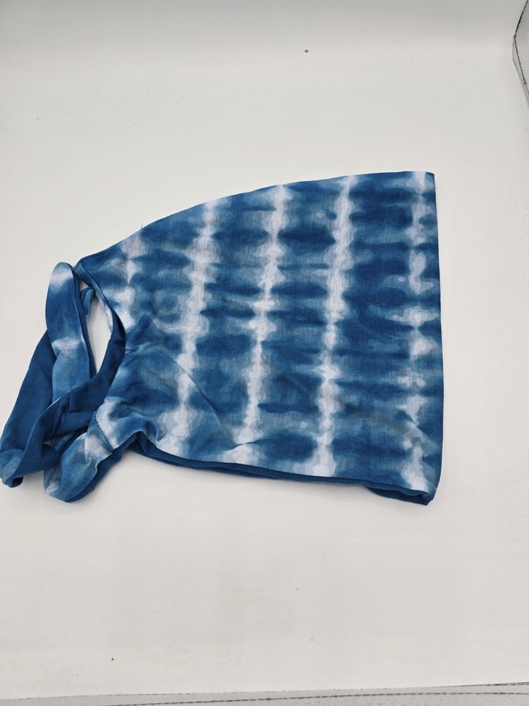 Bandana Mask Reversible Polyester Blue 1pc