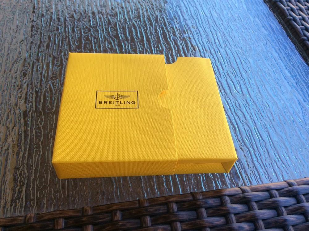 Breitling warranty manual and documents holder