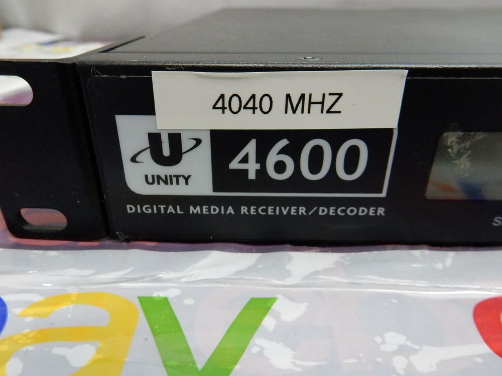 Wegener Unity 4600 Digital Media Satellite Receiver / Decoder 19" Rackmount