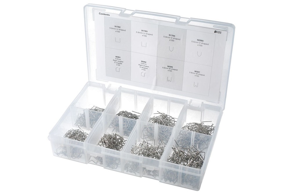 Power-TEC Assorted Staples for Hot Stapler 800pc 92382