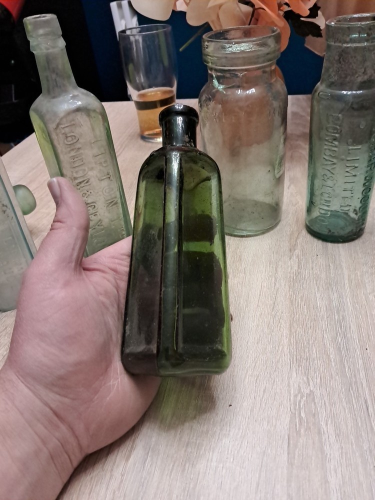 10 Vintage Bottles And Jars