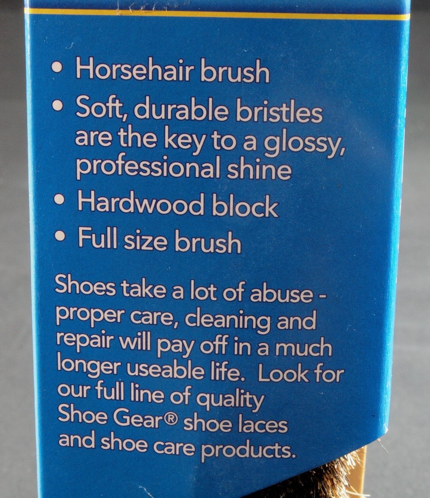 Shoe Gear Shoe Brush