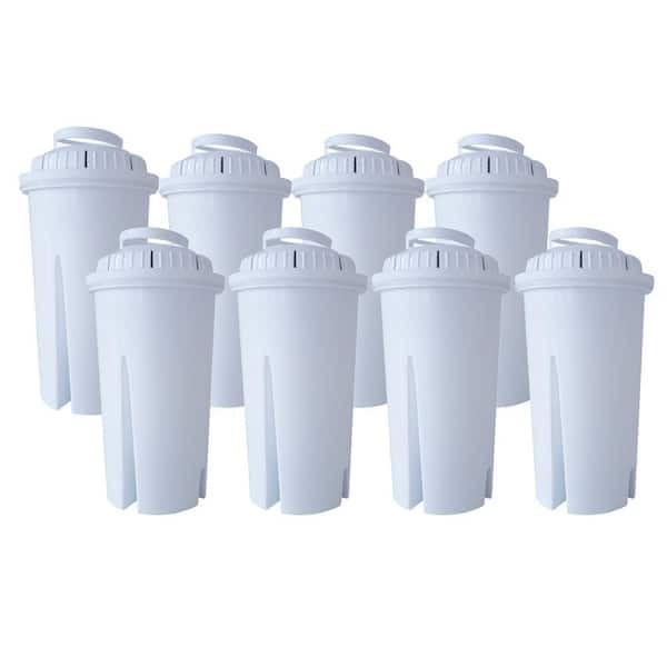 HDX Water Pitcher Replacement Water Filter Cartridges BPA Free (8-Pk) BRITA