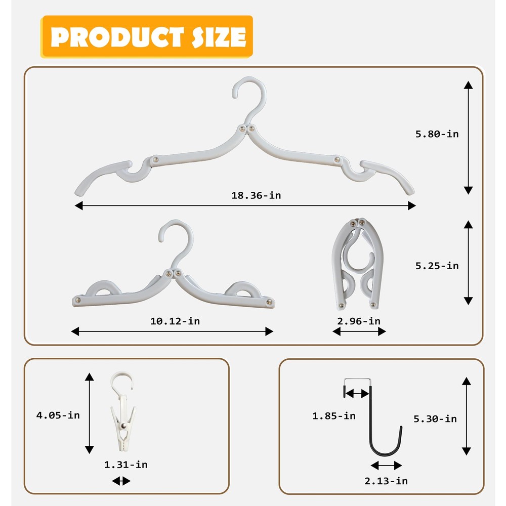 ,Over The Door Hooks Hanger,Foldable Portable Folding Hangers,Hanging Rack,Cl...
