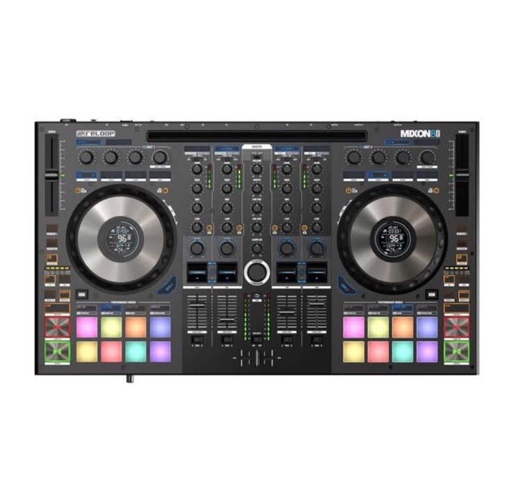 Reloop MIXON-8-PRO Serato & Djay 4-Channel Hybrid DJ Controller