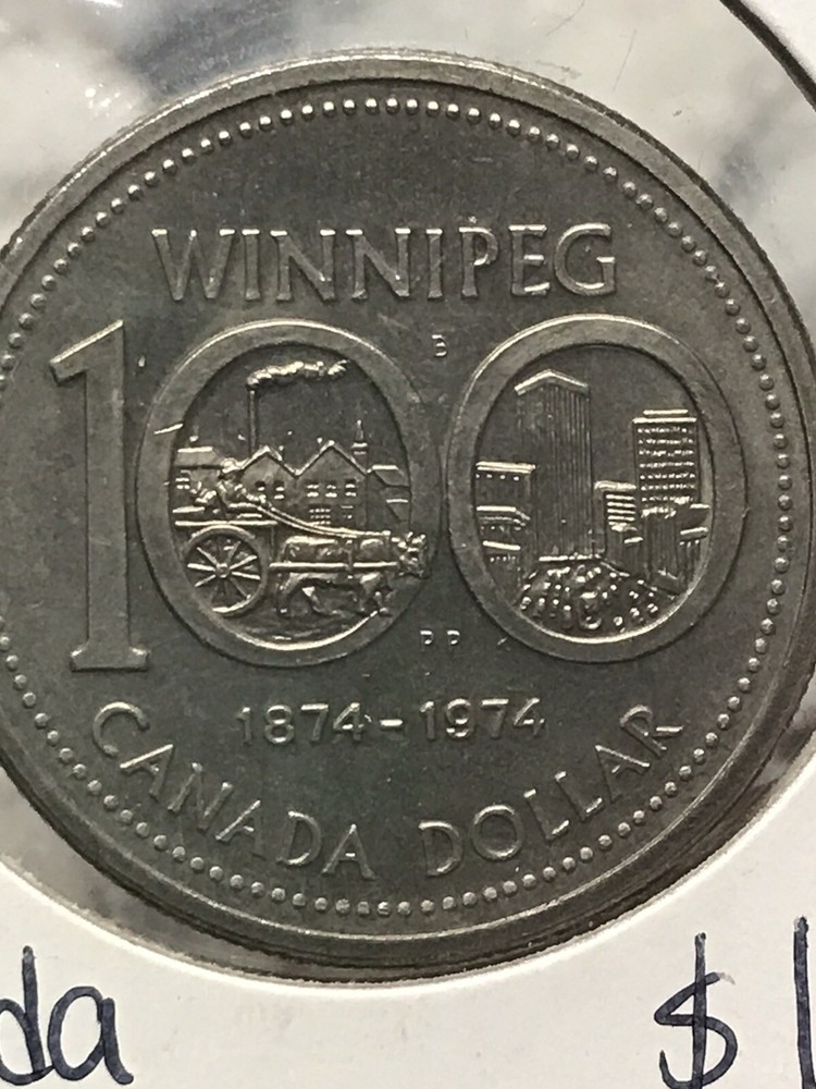 Canada Dollar 1974 Coin $1