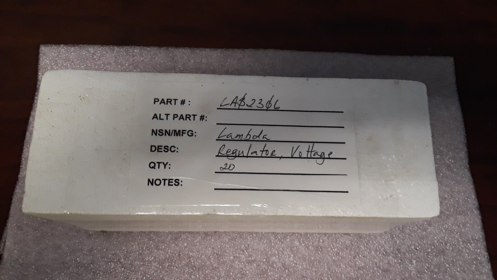 '1 PIECE' - PN# LAS2306, LAS-2306 - LAMBDA - REGULATOR, VOLTAGE