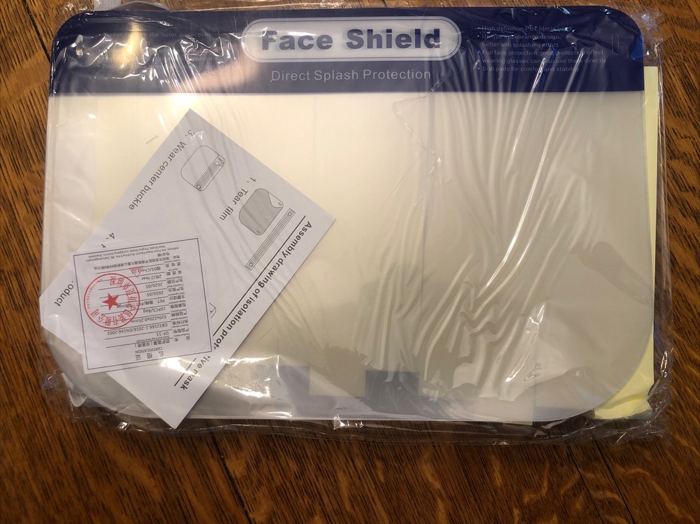 80 Lot/ face shield /direct splash