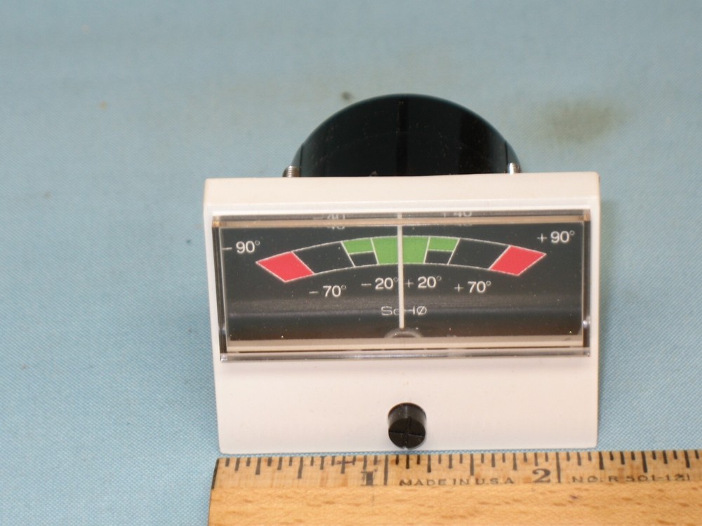 MODUTEC ~ MODEL # 00811117F ~ ANALOG PANEL METER ~ NOS