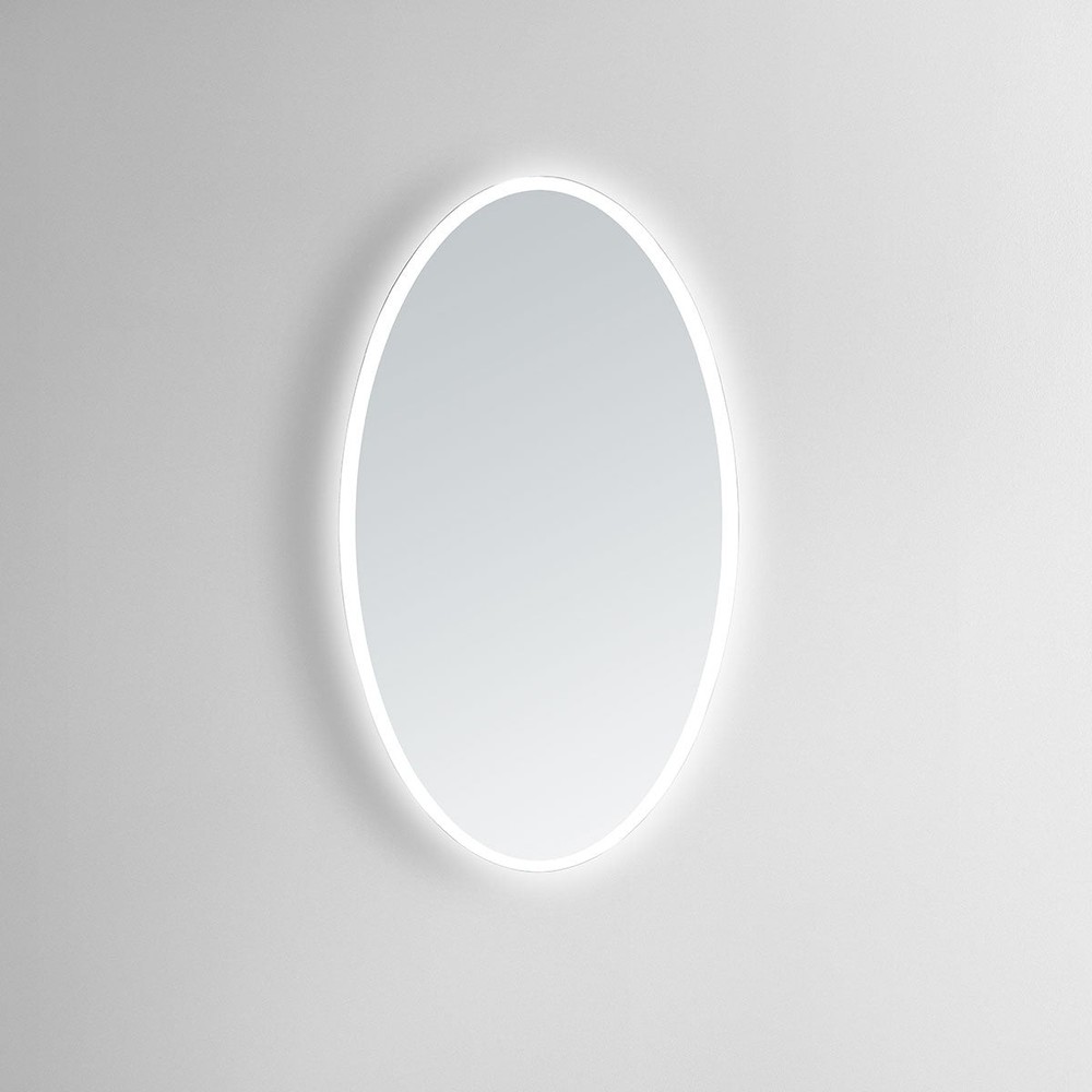 NEBULA OVAL LED LIGHTED BATHROOM VANITY OVAL MIRROR - 36 x 24