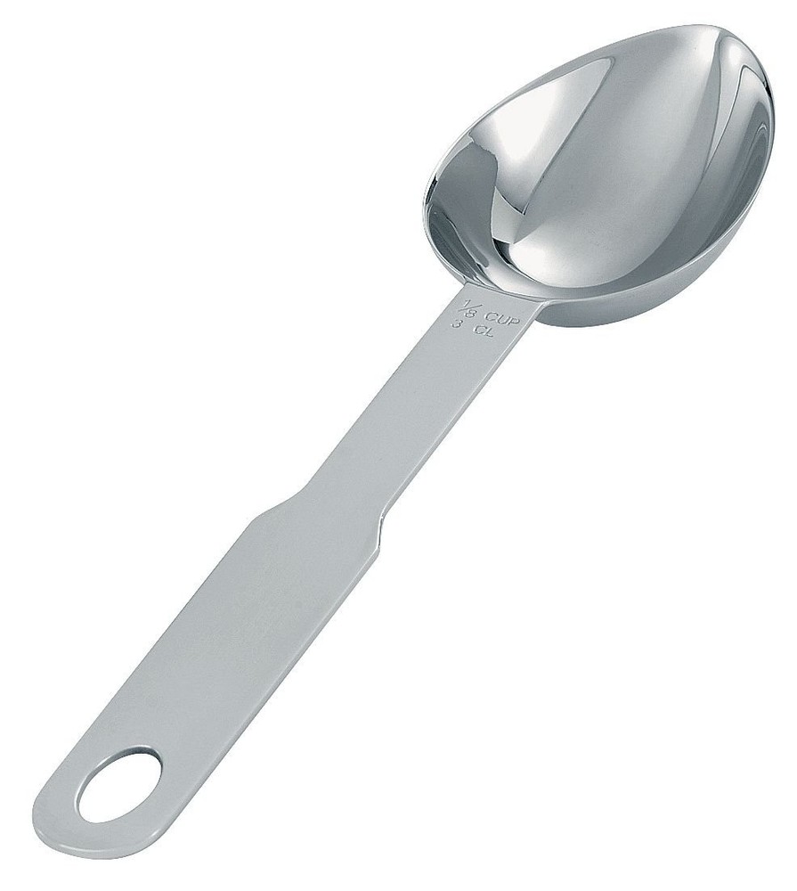 1/4 Cup Blue Oval Heavy Duty Measuring Scoop Kitchen Baking Tool Plastic