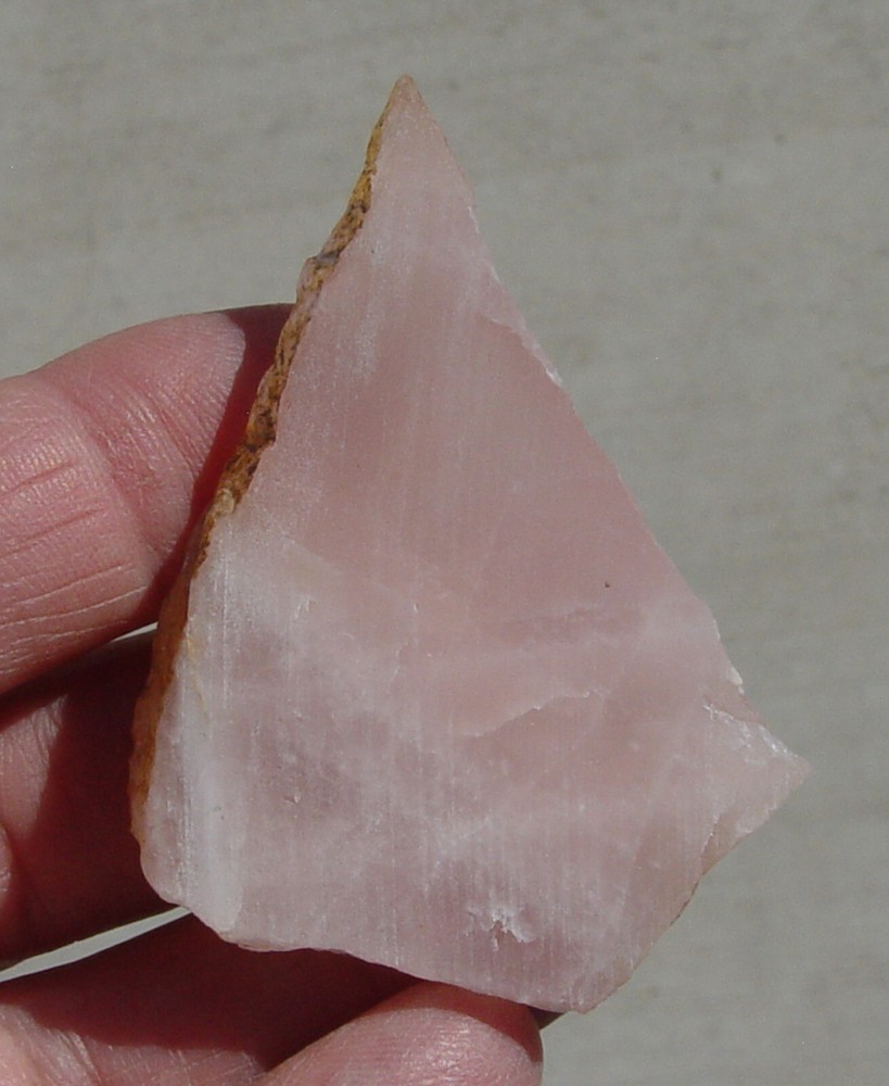 Rose Quartz Lapidary Slab T1230