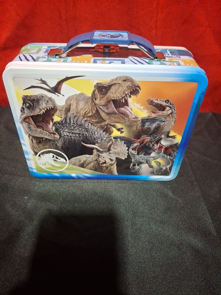 Metal Jurassic Park Lunch Box