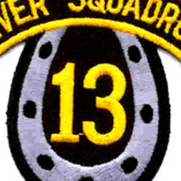 Rivron 13 River Assault Squadron Thirteen Patch Horseshoe