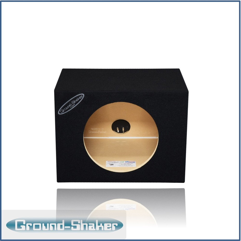 10" Single Sealed Mid-Size Hatchback Sub Box Ground Shaker Subwoofer Enclosure