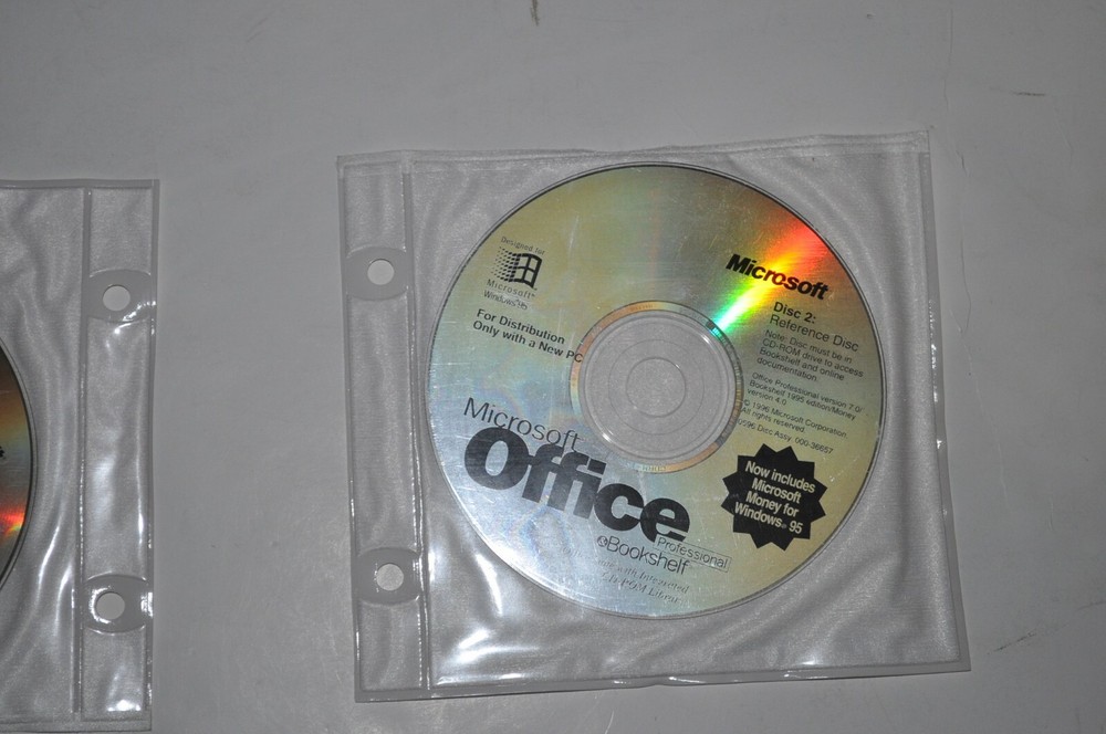 Microsoft Office Standard for Windows 95 Version 7.0 WITH MICROSOFT MONEY FOR 95