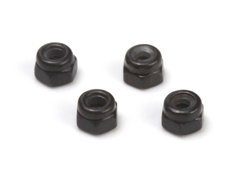 HPI Racing - Lock Nut M2 (Black/4pcs)