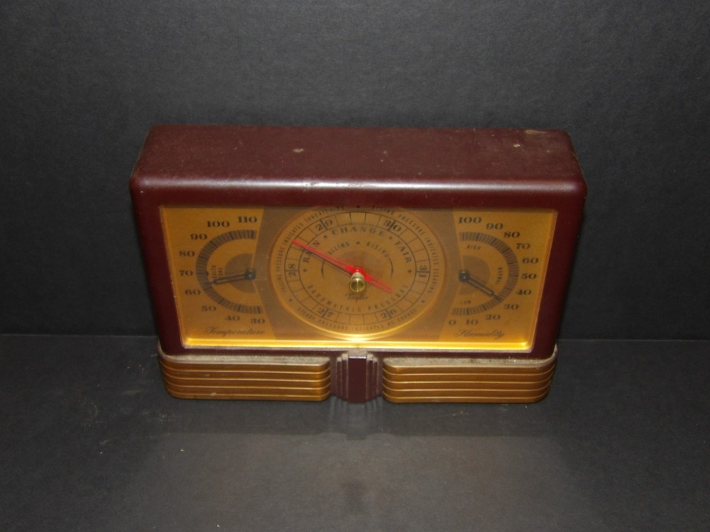 Vintage Taylor Stormoguide barometer weather device