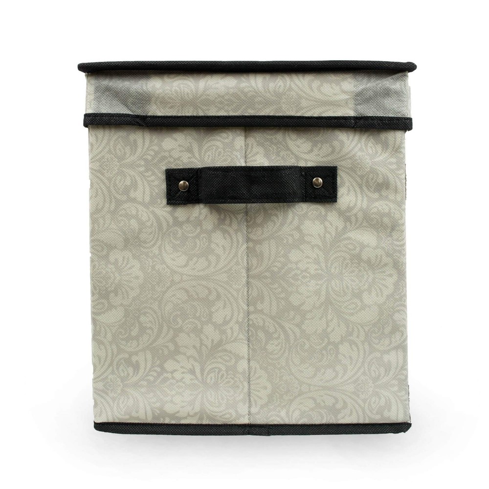 DII Kitchen Dish Storage Container, Saucer Plates, Damask