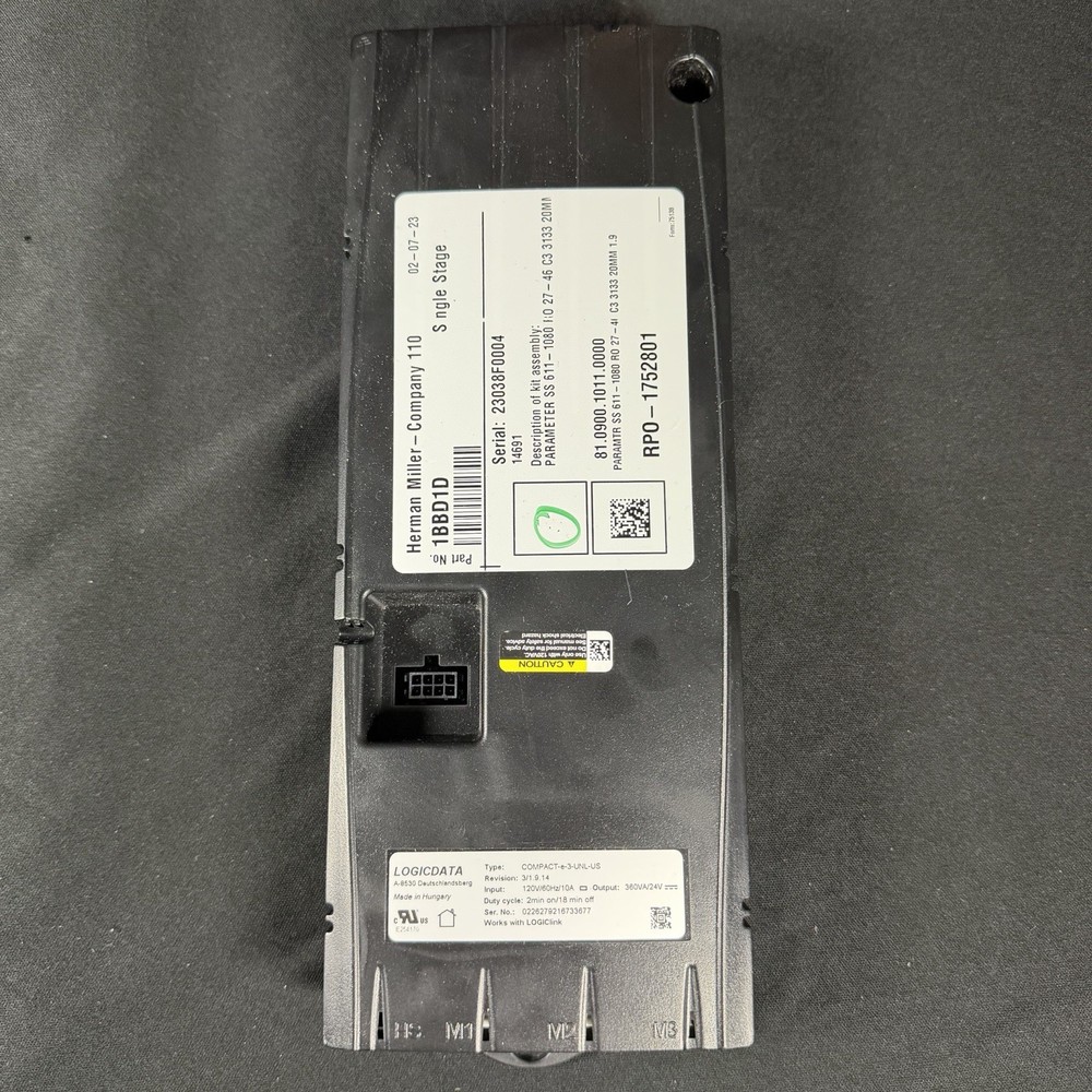 Logicdata COMPACT-e-3-UNL-US Height Adjustable Desk Controller Herman Miller 24V