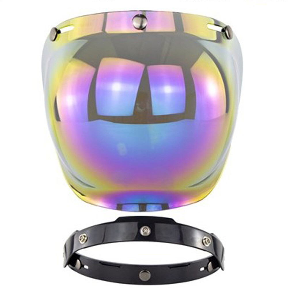 Open Face Helmet Visor Motorcycle Helmets Bubble Visor Flip Up Motorcycles Visor