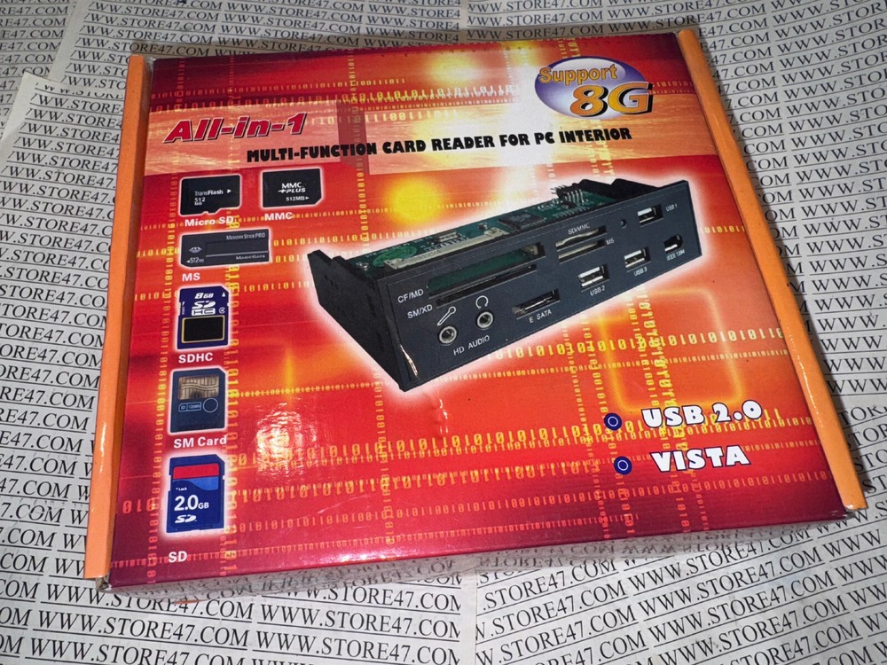 All-In-1 USB Multi-function USB2.0 Card Reader For PC or Mac