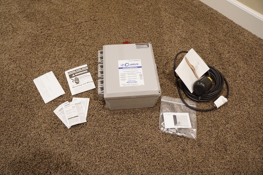 New Clarus Environmental 10-2148 Fusion Simplex Control Panel 120V/1PH/4X/0-7A