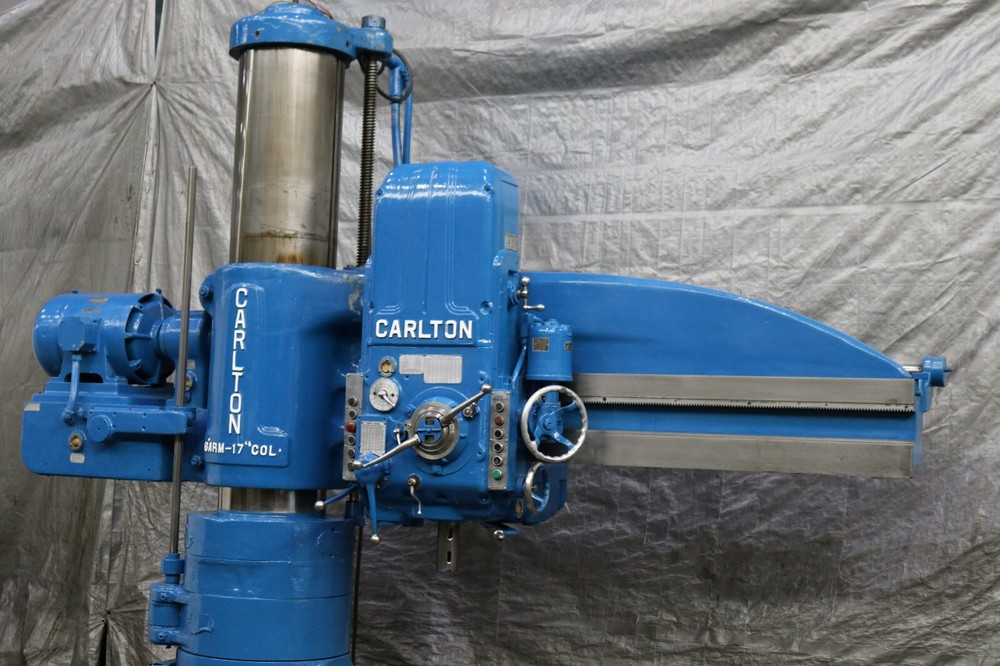 6' X 17" CARLTON RADIAL DRILL: YODER #71032