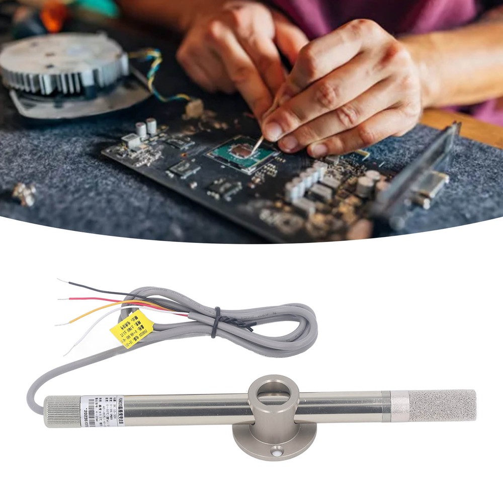 Temperature Humidity Sensor 4‑20mA Output 15‑30V DC Transmitter Sensor Probe