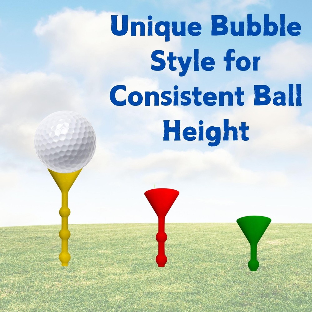 Tee Time Tees The Bubble Golf - Variable Length, Unbreakable Step-Up Pink