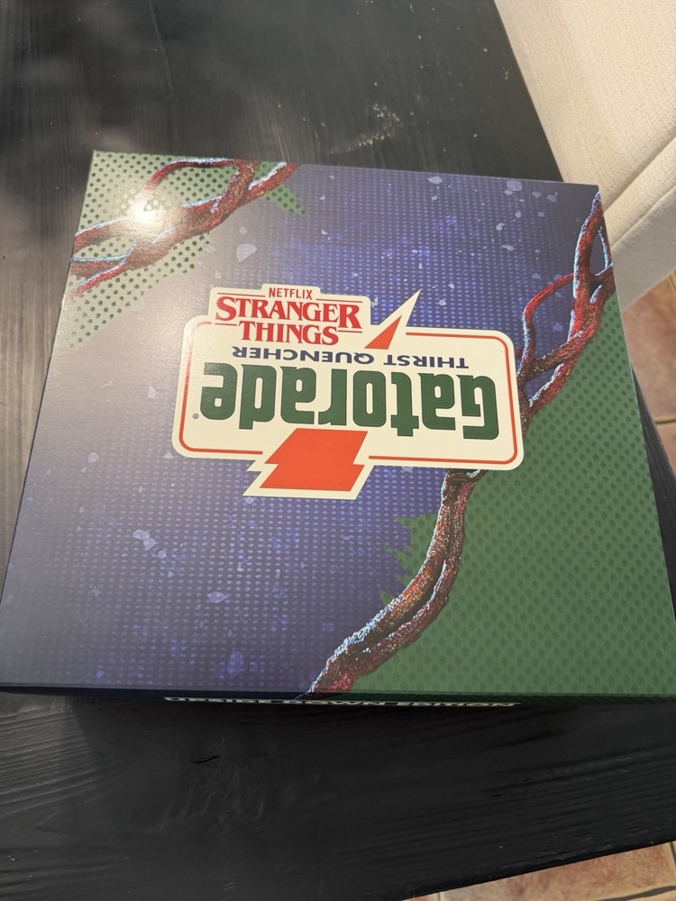 Stranger Things X Gatorade LE Upside Down Capsule Box Only For Display