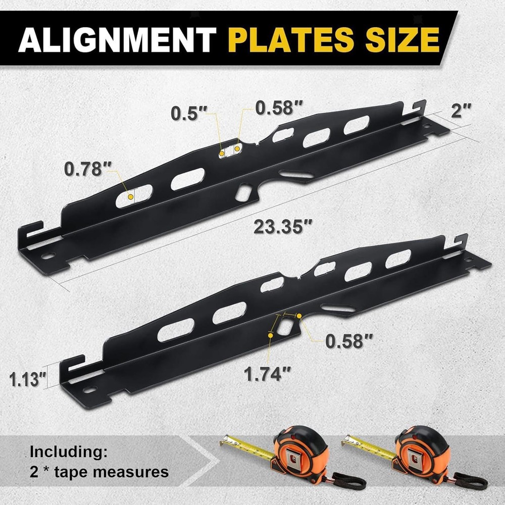 2x Wheel Alignment Tools Toe Alignment Tool Easy to Install Maintenance