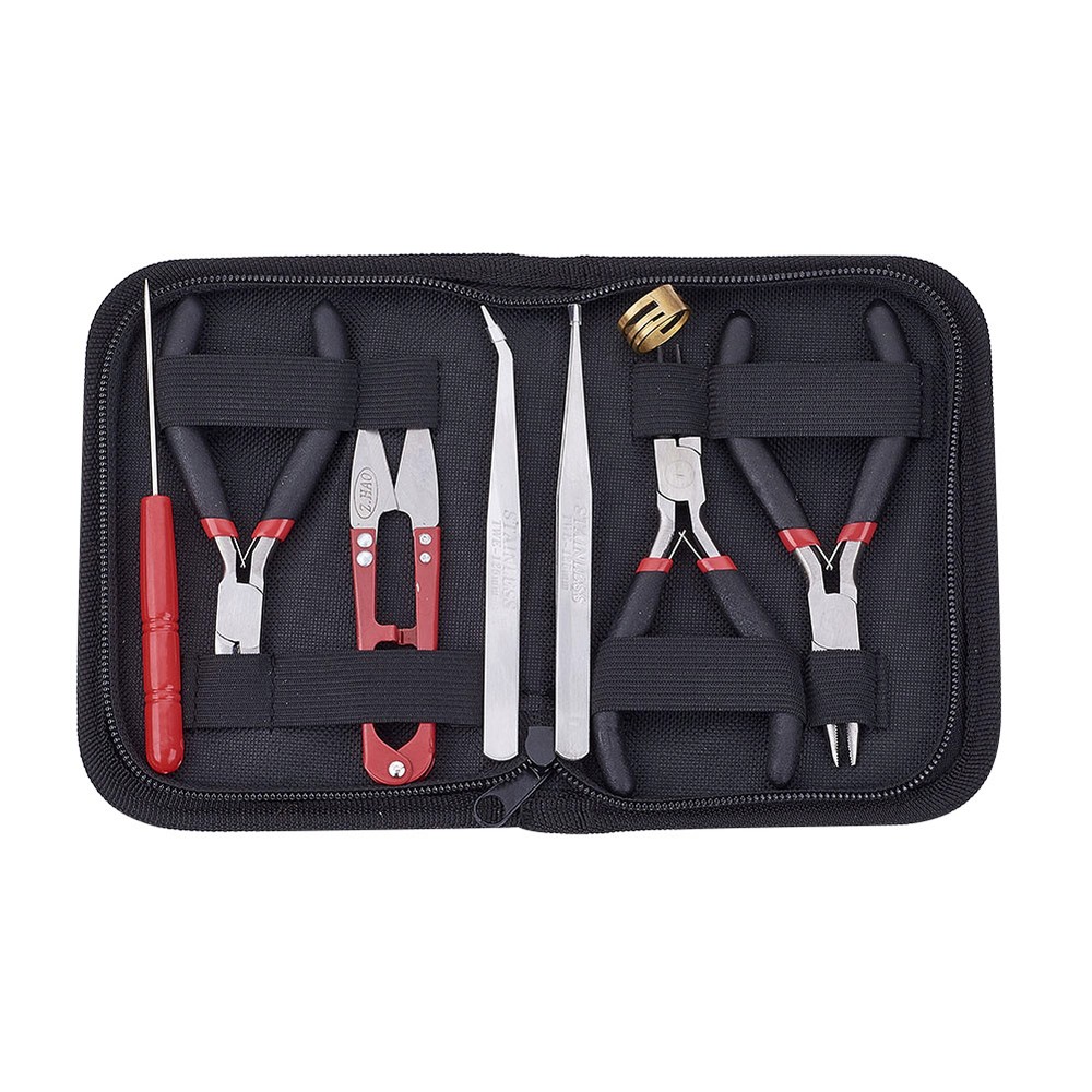 8pcs/set Beading Tool Kit Bead & Jewelry Making Bead Work Tools Beaders Package