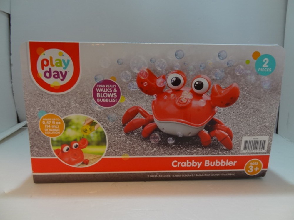 Play Day Walking Crabby Bubbler W/ 4 oz. Bubble Blasting Solution