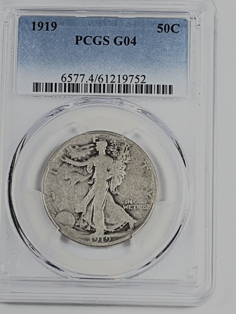 1919 Walking Half Dollar : PCGS G04