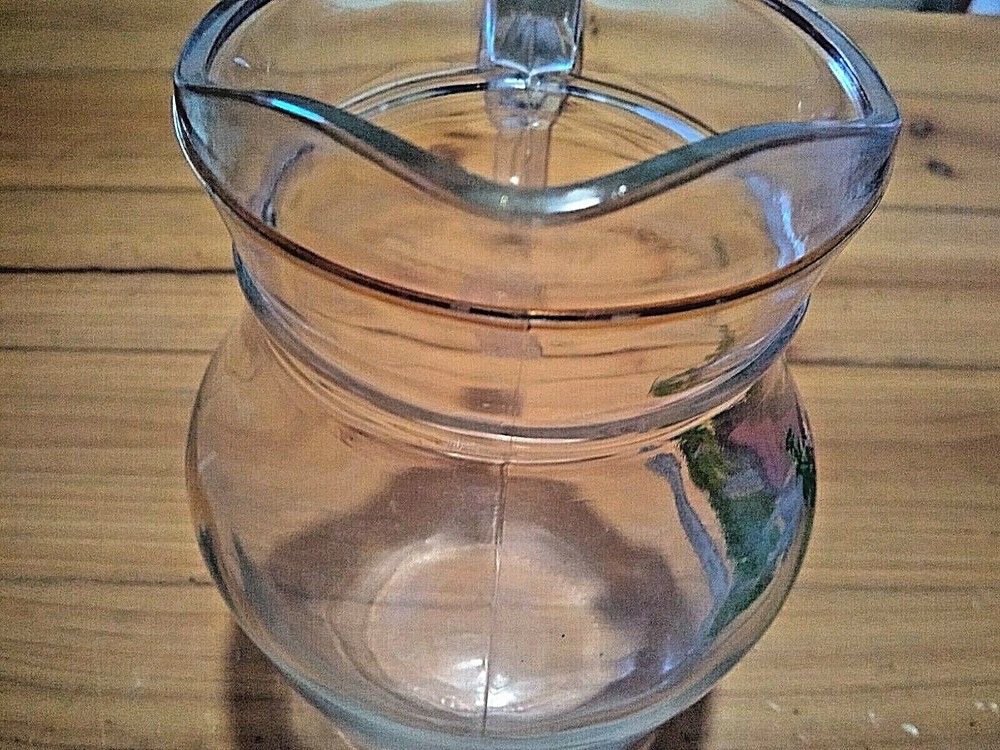 GERMAN BLACK FOREST CLEAR GLASS MINI PITCHER