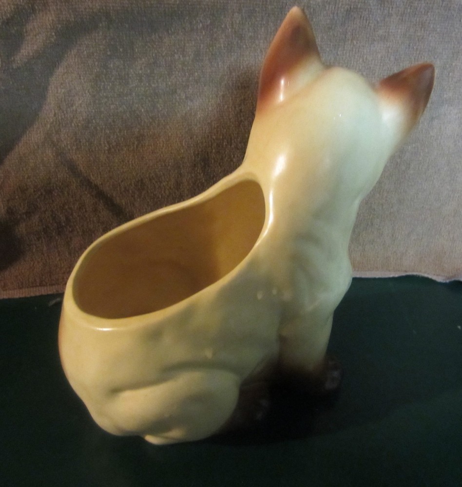 VINTAGE SIAMESE CAT PLANTER