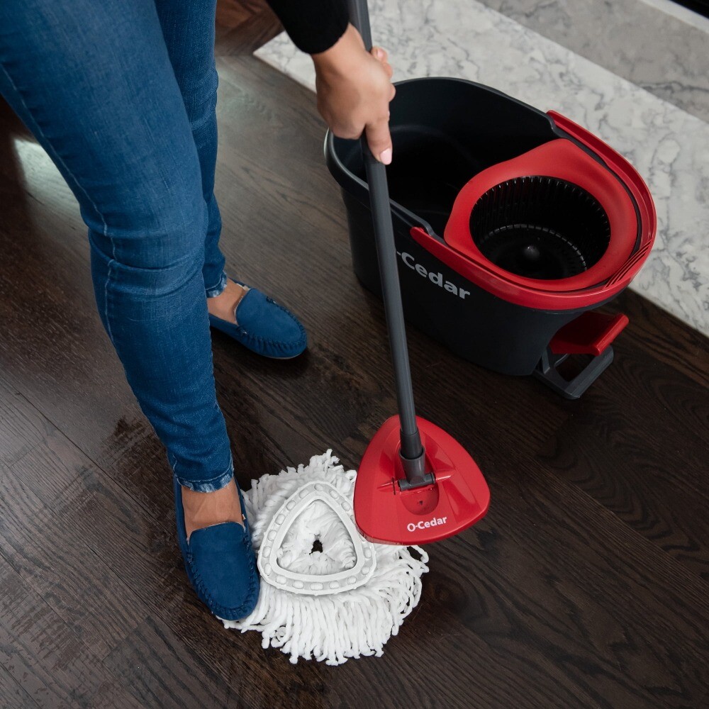 EasyWring Spin Mop Head Replacement, Machine Washable Microfiber Refill