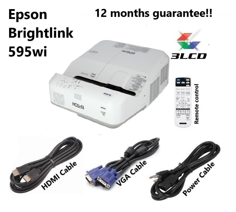 Epson Brightlink 595wi Ultra-Short Throw Projector