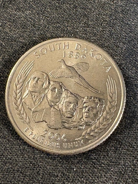 2006 P South Dakota State Quarter AU